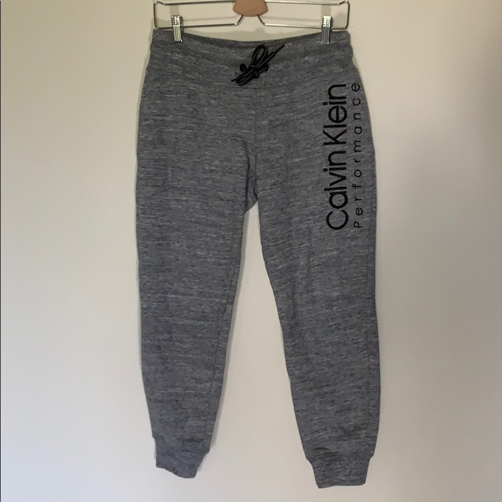 Euc Calvin Klein Performance Gray Sweatpants - image 2